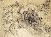 Eugene Delacroix Apollo Slays Python oil painting picture wholesale